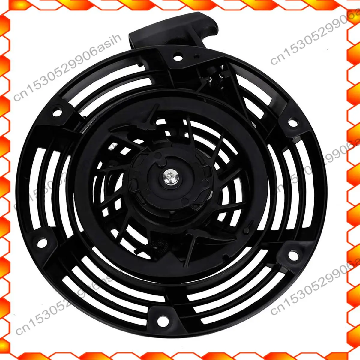 -AT52 리코일 스타터 Briggs & Stratton 용 풀 스타트 교체 112000 111000 114000 엔진 모델 잔디 깎는 기계 되감기 스타터