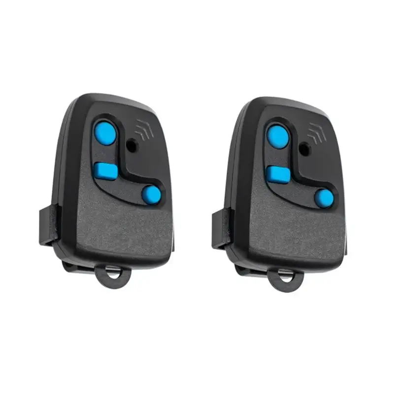 B04B-For PECCININ Garage Door Opener Remote Control 2 Pieces 433Mhz Rolling Code 3 Button Transmitter Garage Door Duplicator