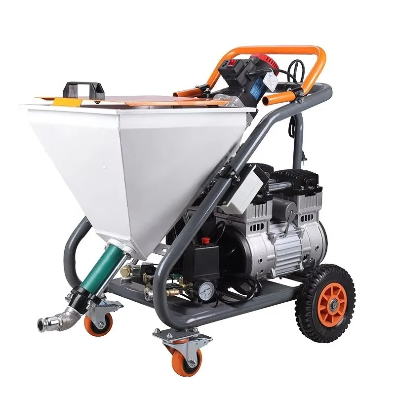 High Pressure Plaster Spraying Machine Industrial Intelligent Spraying Machine Multifunctional Mortar Spraying Machine for US