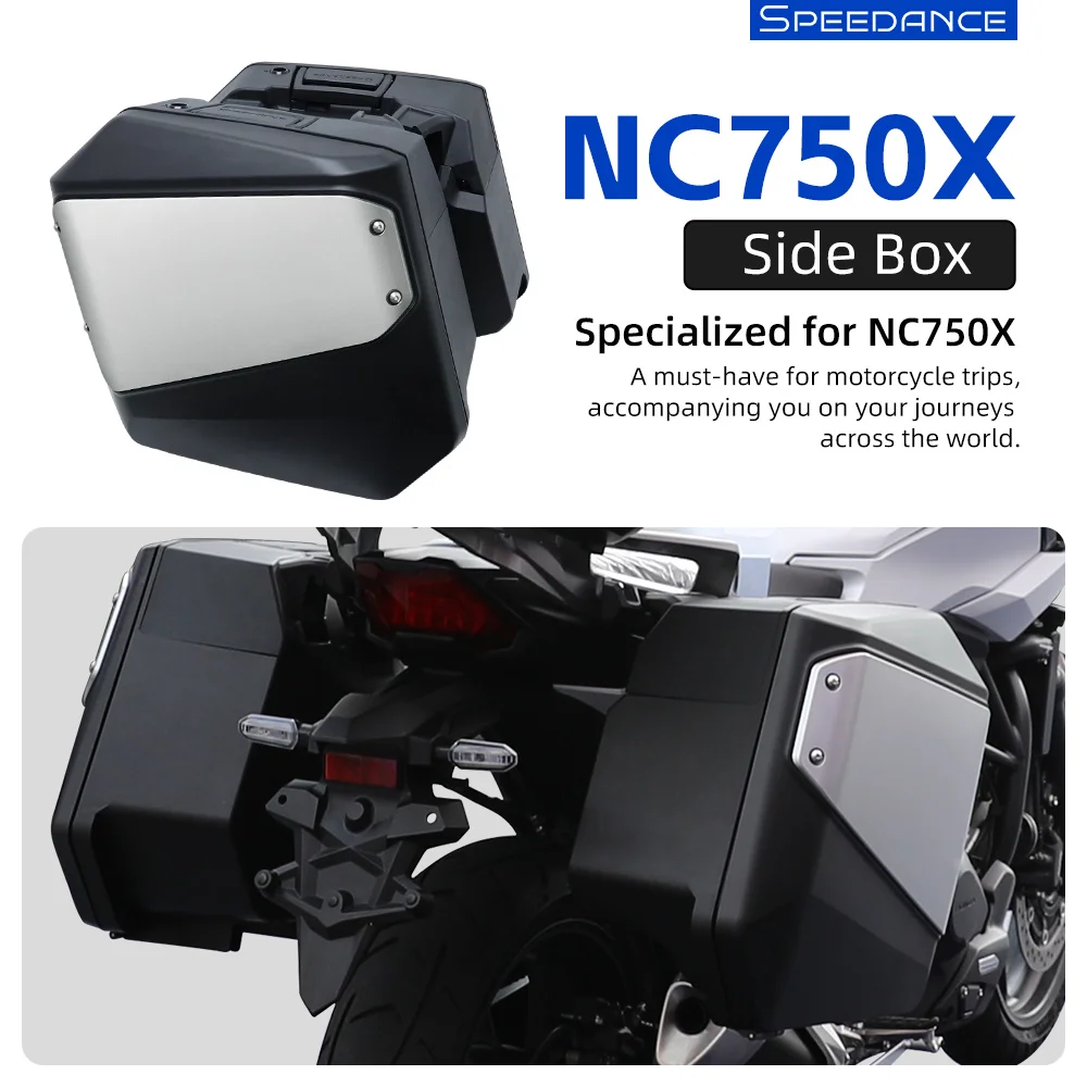 Side Box Tail box for Honda NC750X Motorcycle Side Panniers, For Adventure Touring & Daily Commuting