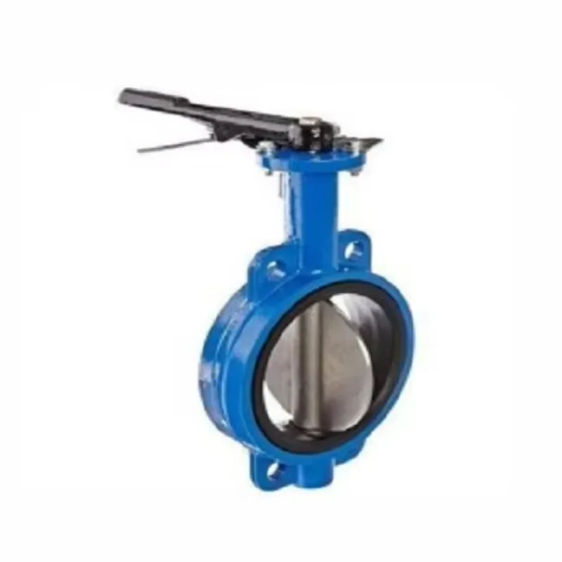 

Industrial Wafer Type Butterfly Valve with Lever Operated Handle 40 mm Manual Power for Water Oil and Gas