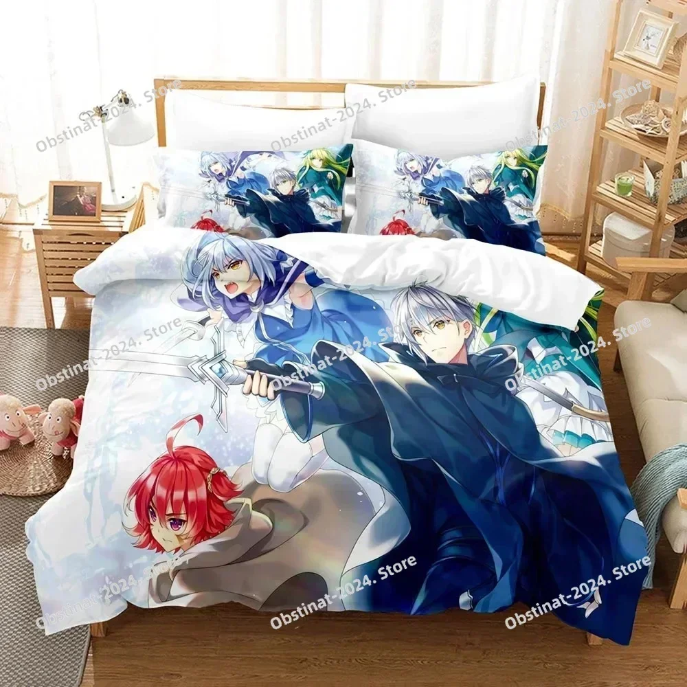 Anime Seirei Gensouki Bedding Set Printed single Comforter Quilt Bed Cover Duvet Cover Pillow Case 3 Pieces Sets Kids Adult Size
