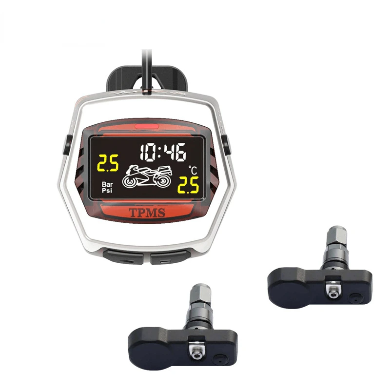 

Motorcycle tire pressure monitor tpms built-in tire pressure sensor tire pressure monitoring system accessories