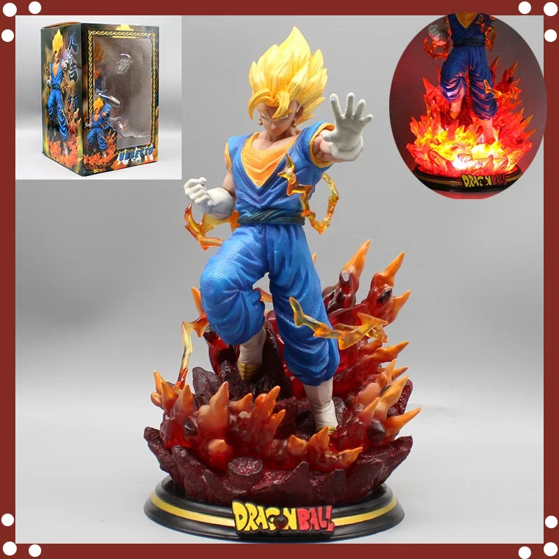 

Dragon Ball Vegetto Glowable Anime Action Figures Model Pvc Statue Figurine Doll Collection Room Ornament Toys Gifts 25cm