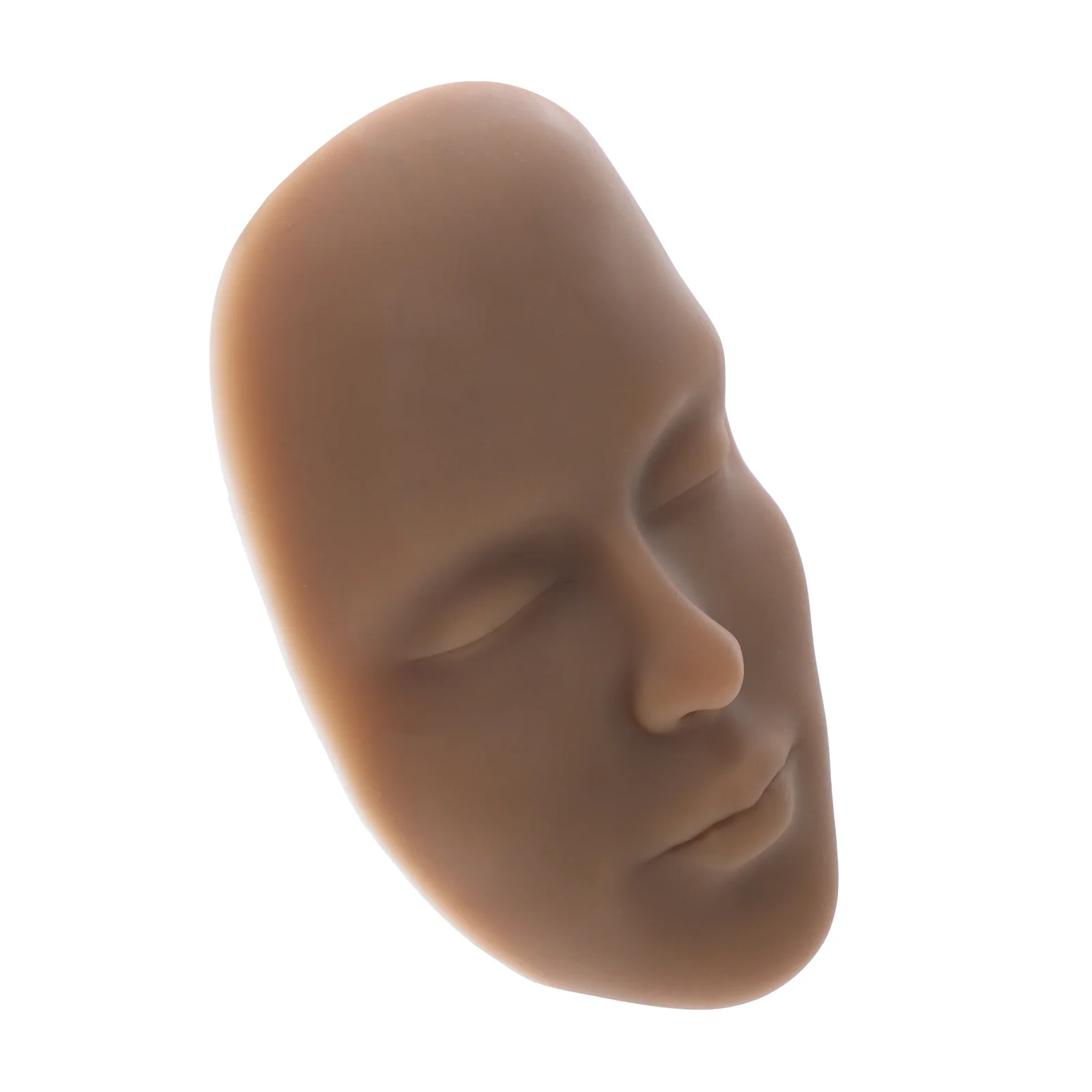 

3D Silicone Full Face Practice Mannequin Skin Realistic Tattoo Training Head for Eyebrow Eyeliner Lip Makeup Face Skin Tattoo