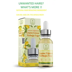 Hair Retardant Alaçatı Mill Çeşme Lemon Peel Oil 30 ML Hair Retardant Hair Reducing Serum Hair Removal Smooth