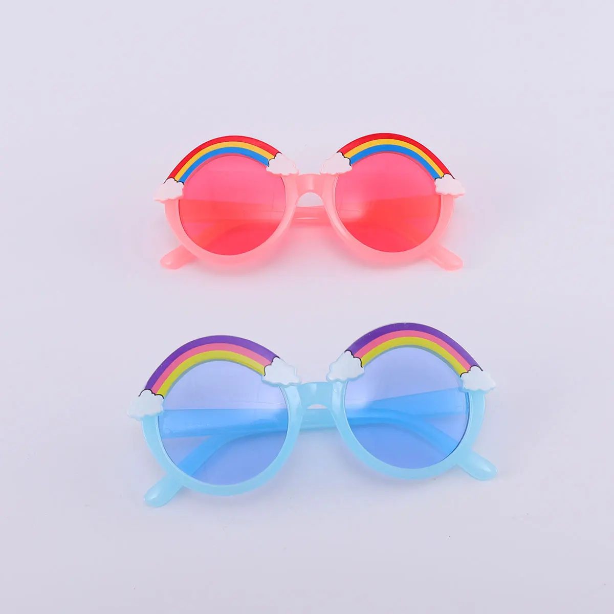 

2Pcs Sunglasses Charming Durable Anti-Uv Practical Outdoor Summer Shades Red Sunglasses Uv Glasses