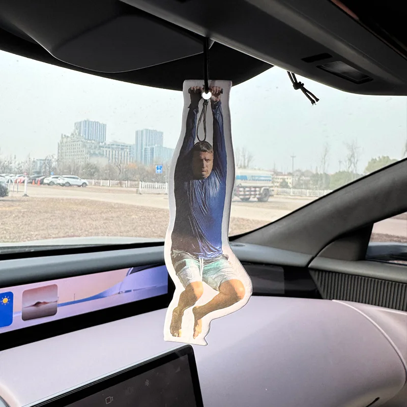 Funny Air Freshener, I Think You Should Leave Merch Inspired Gift Intercontinental Hotel (Hotel Scent) Rearview Mirror Hanging Scented Car Fragrance, Car Interior Decoration, Room, Bedroom, Toilet, Wardrobe Deodorizer, Gift
