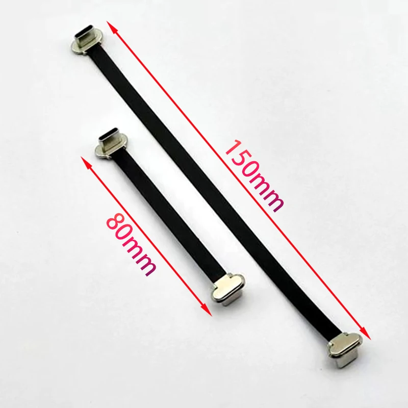 1Piece Cltgxdd USB C Type-C USB FPC Soft Flat Cable Male To Male Charging Cable Fast Charge Charging Wire Extention for Phone