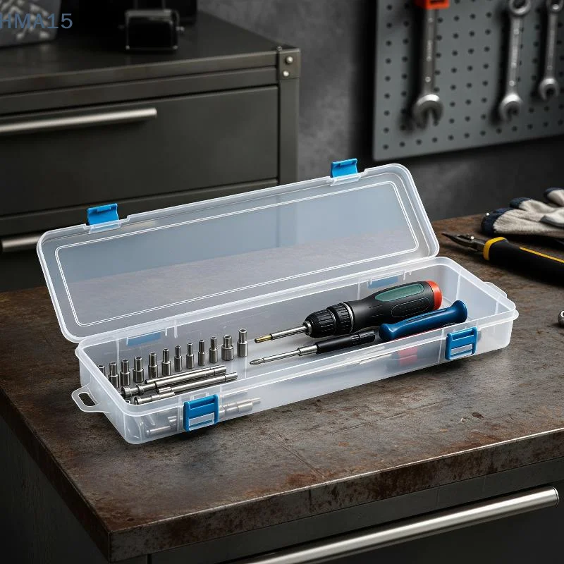 【YA】Plastic Storage Box White Sturdy Multifunctional Organizer for Art Students Drawing Painting Stationery Supplies