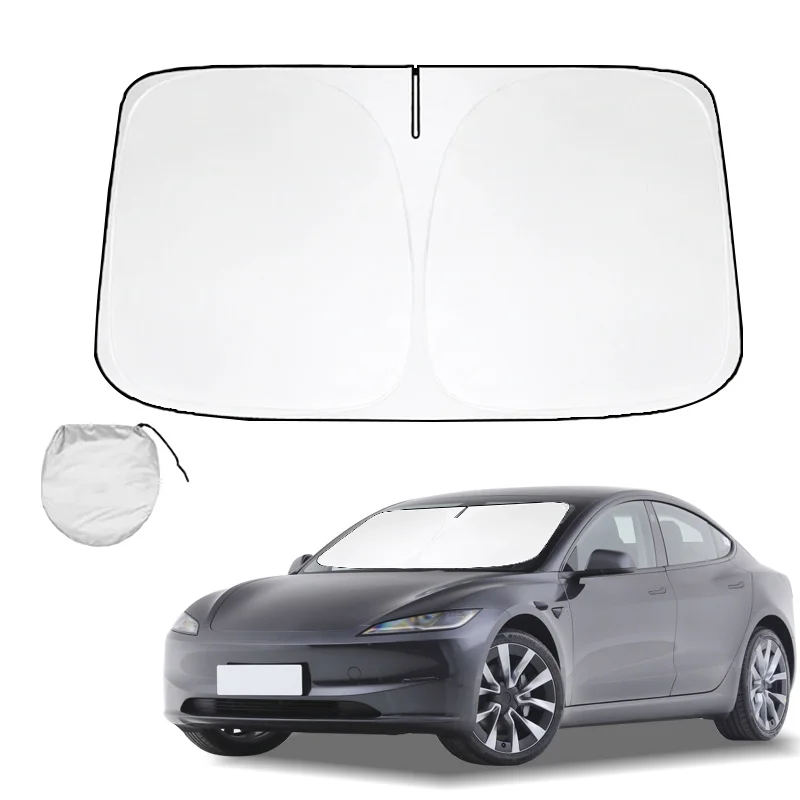 

For Tesla Model 3 2016-2024 Car Sun shade Front Window Shade Cover Visor Windshield Sunshade Model 3 Y Accessories