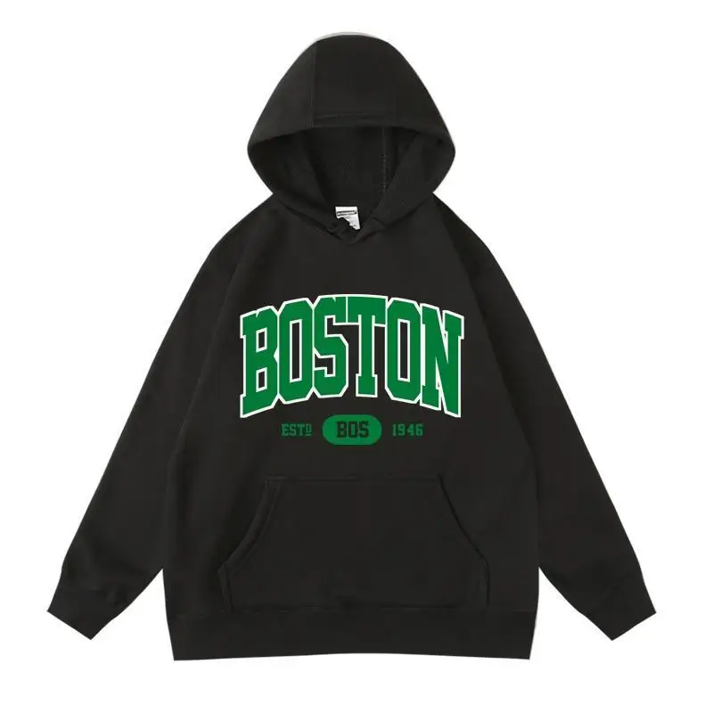 سترة بغطاء للرأس لكرة السلة الأمريكية، سترة نيويورك جولدن ستايت للرجال والنساء للخريف والشتاء، سترة فضفاضة غير رسمية #5