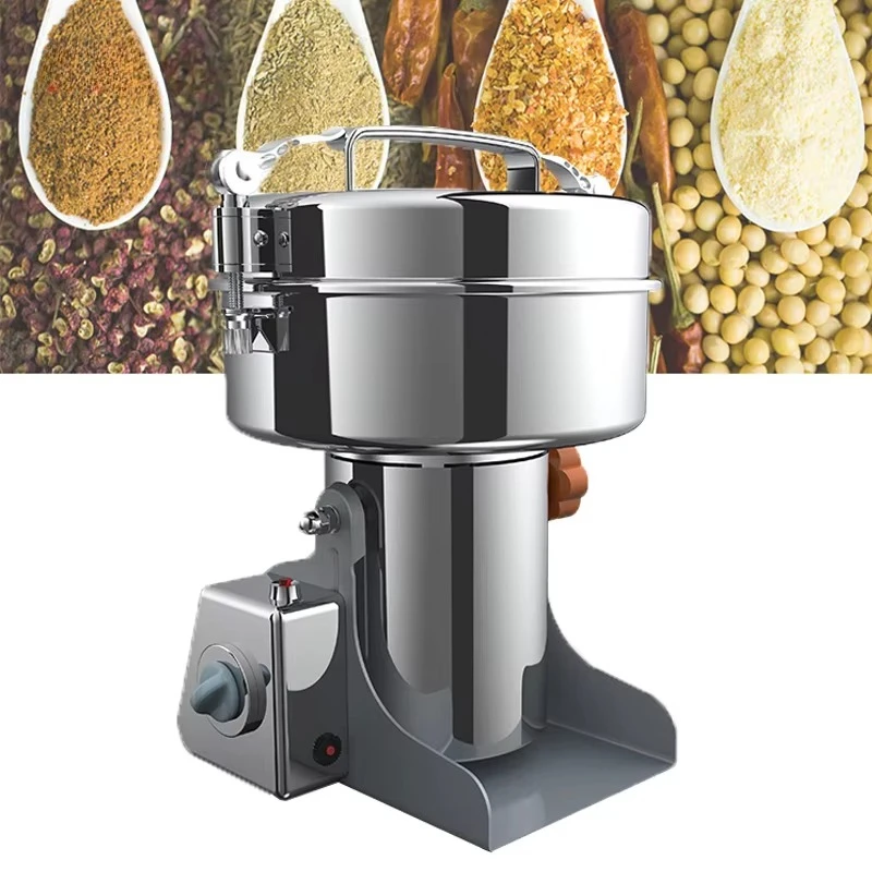 800g Capacity Commercial Spice Grinding Machines Stainless Steel Powder Making Grinder with Factory Price