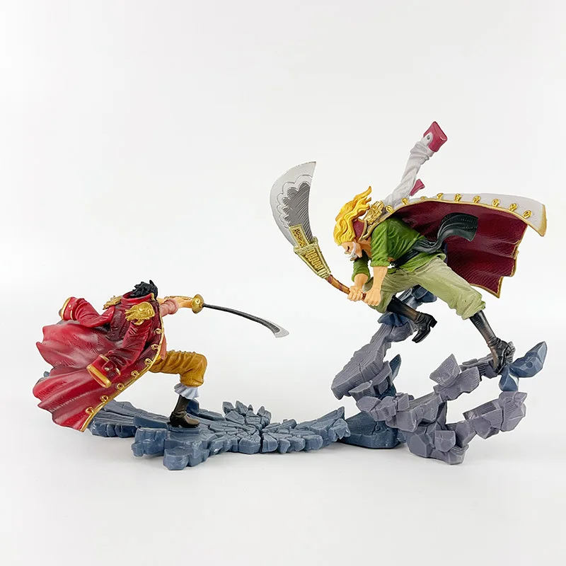 Anime One Piece 10cm Action Figure Edward Newgate Vs Goyle D Roger Duel Collection Souvenir Toy Birthday Gift Boy And Girl Model