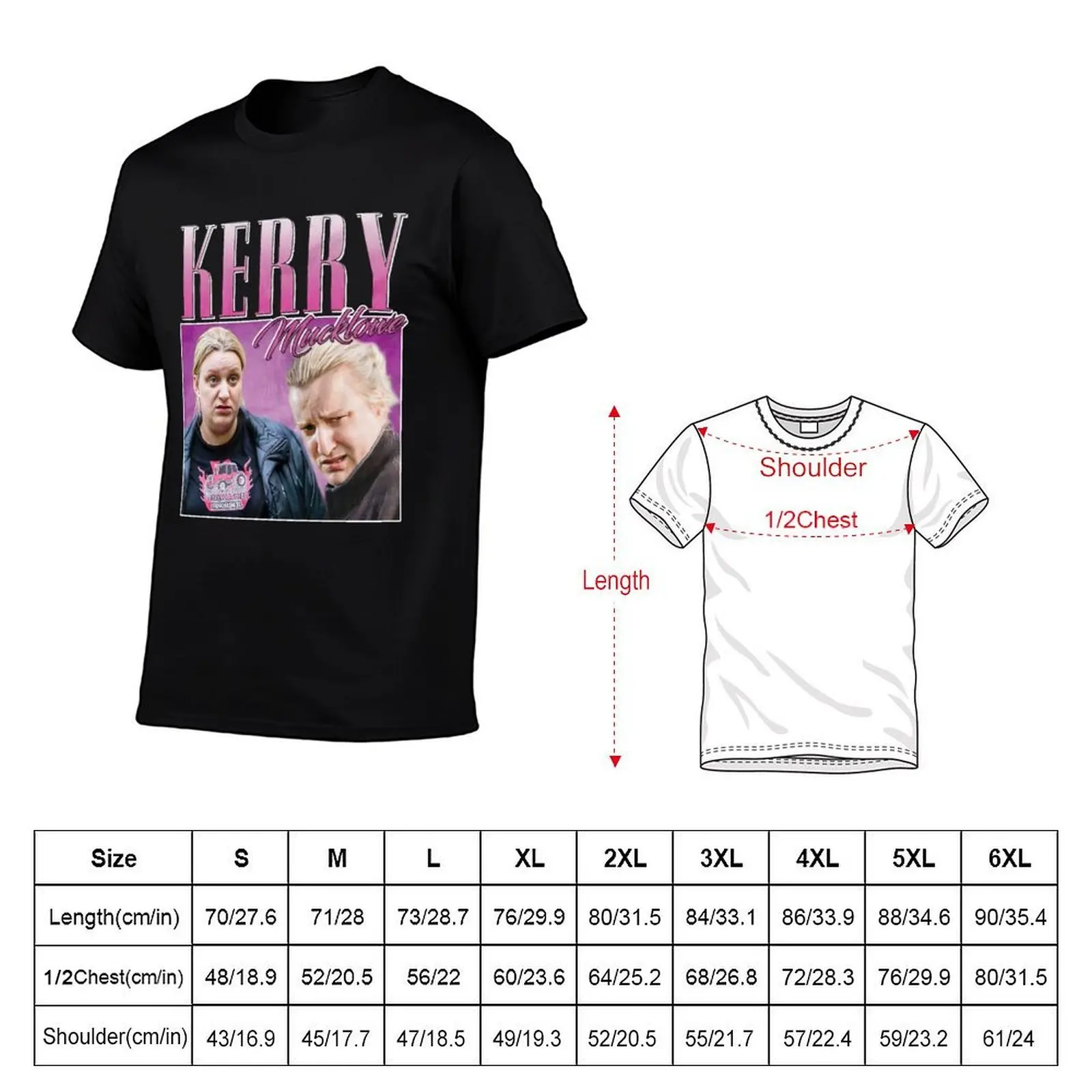 Kerry Mucklowe T-Shirt t shirt man cotton man t shirt luxury man t shirt cotton high quality T-shirt
