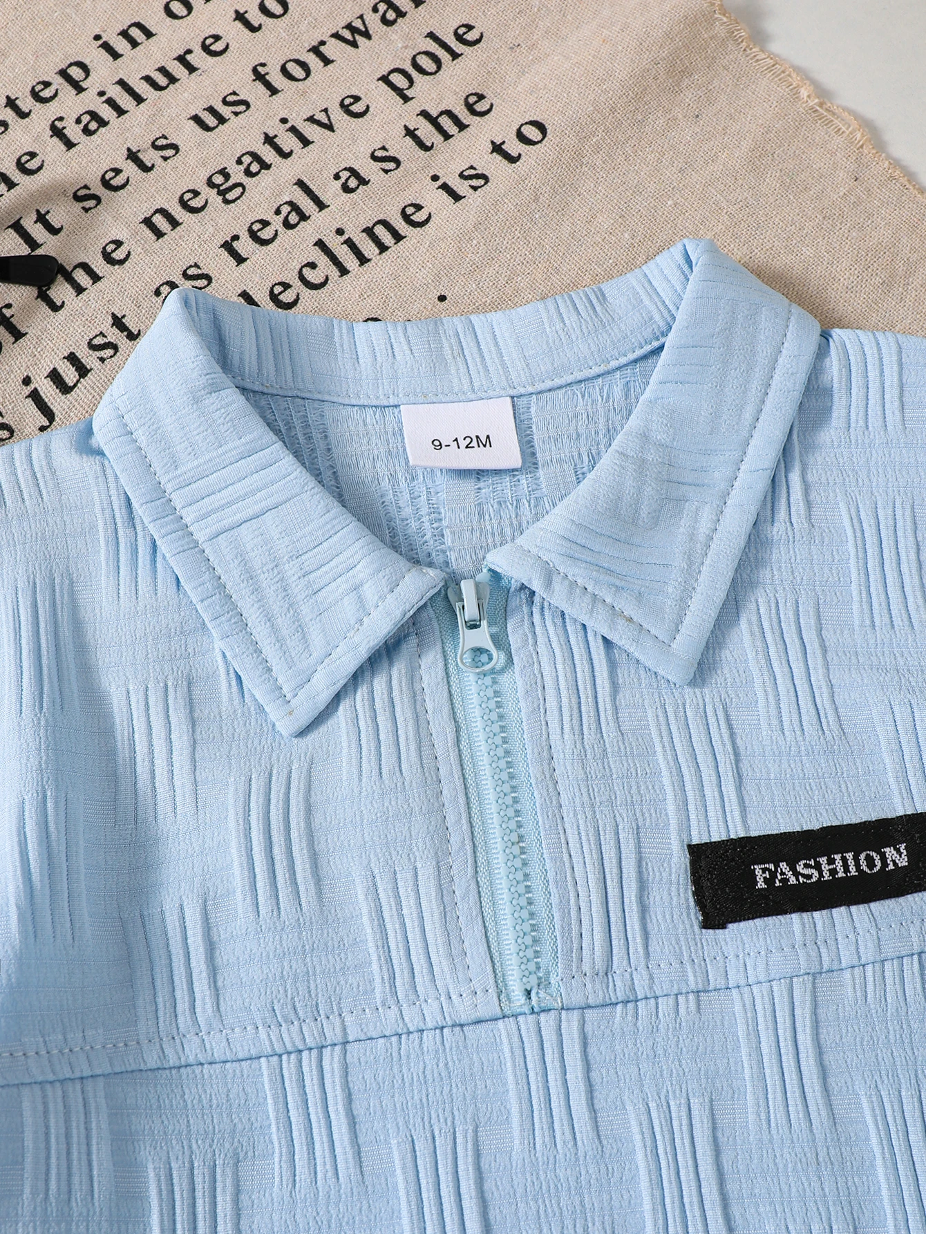 Conjunto de Verano para Bebé Niño, Camiseta a Rayas Azules con Solapa y Pantalones Cortos, Conjunto de 2 Piezas para Bebé Niño Guapo de 0 a 3 Años, Conjunto Informal, Ropa de Bebé