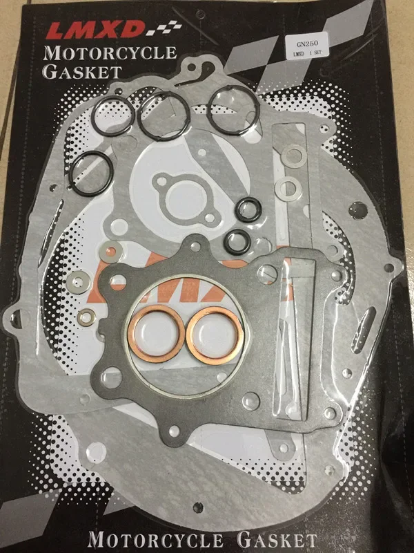 Wangjiang GN 250 Motorcycle engine gasket GN250 GZ250 moto whole car gasket