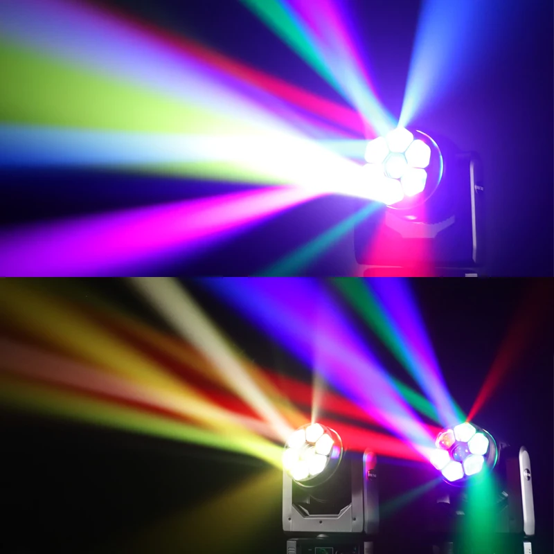 Stage Moving Head Lights 7*40W Bee Eye Beam Zoom Light With Sound Activated DMX Control For DJ Disco Party Nightclub Wedding KTV