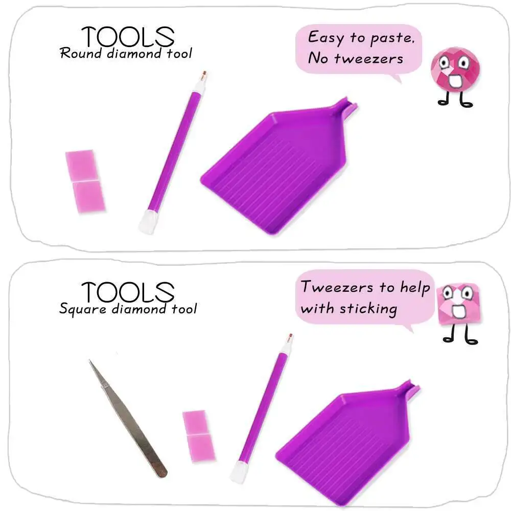 Huacan 5D الماس اللوحة الكاملة كريستال فسيفساء البومة زاك التطريز صورة الحيوان حجر الراين ديكور المنزل هدية