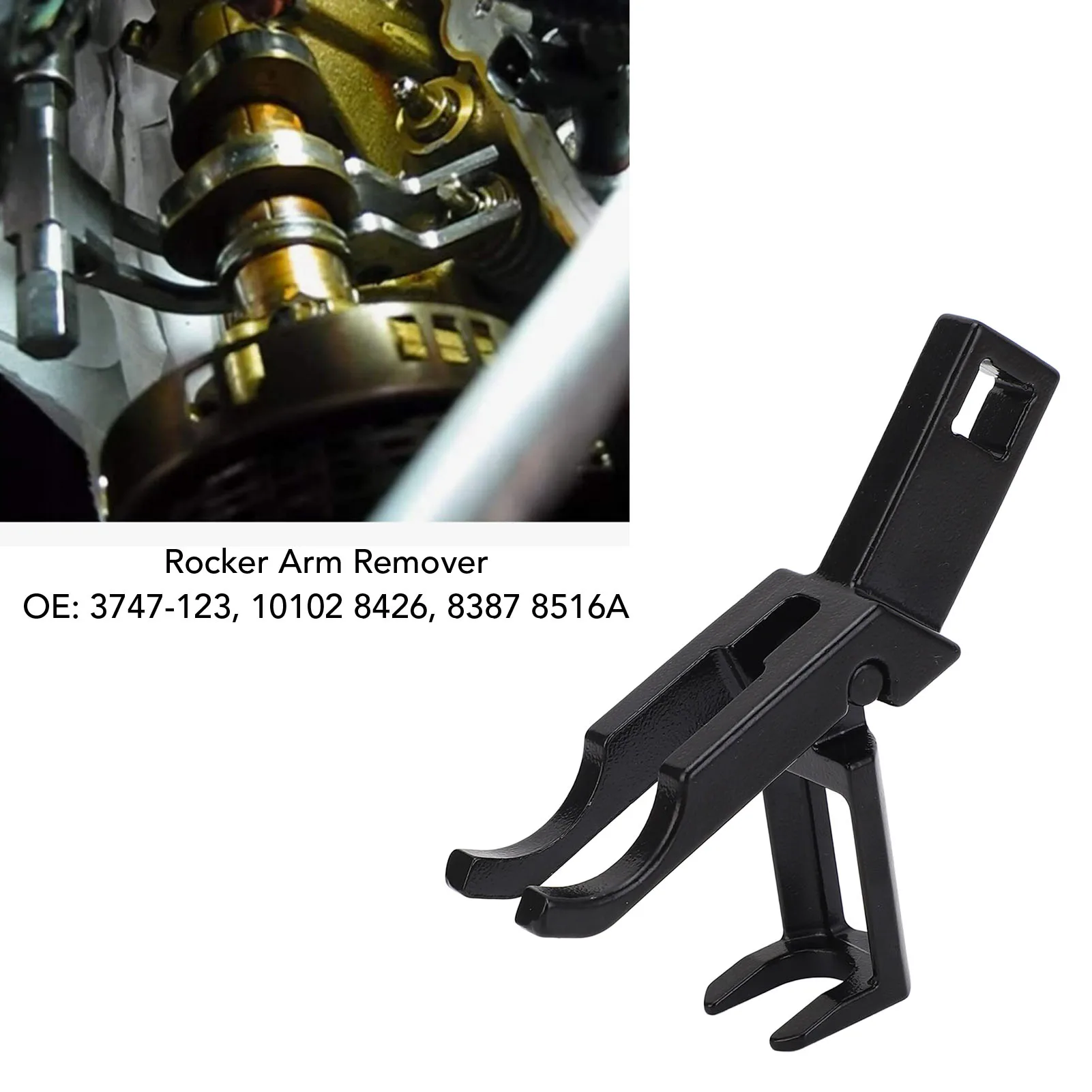 

2PCS Car Rocker Arm Remover Installer Valve Spring Tool 8387 8516A Steel for Chrysler/Dodge/Jeep 3.7L 4.7L Engines 1999 to 2013