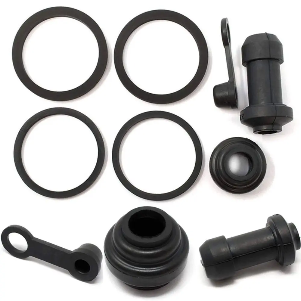 7pcs/set New Black Disc Brake Pump General Black Caliper Rubber Cap Electric Bike Accessories