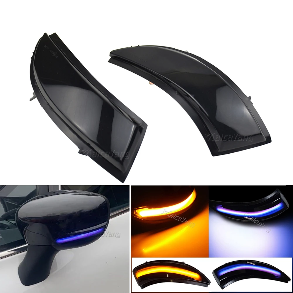 1Pair Suitable For Renault Captur KAPTUR J5 H5 2013 -2016 Dynamic LED Blinker Indicator Mirror Turn Light Signal Repeater