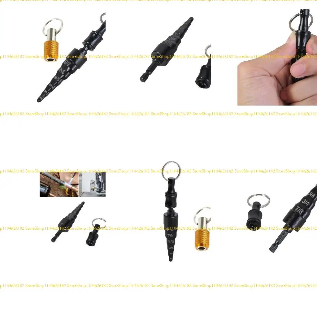 

Q2Q4 6 In 1 Swage Tube Expander with Bit Holder Copper Tube Flaring Tool Shank for Efficient HVAC Copper Pipe Repair