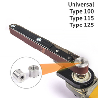 Mini Electric Belt Sander DIY Hand Polishing Grinding Machine Angle Grinder Sanding Belt Grit Belt for M10 Angle Grinder