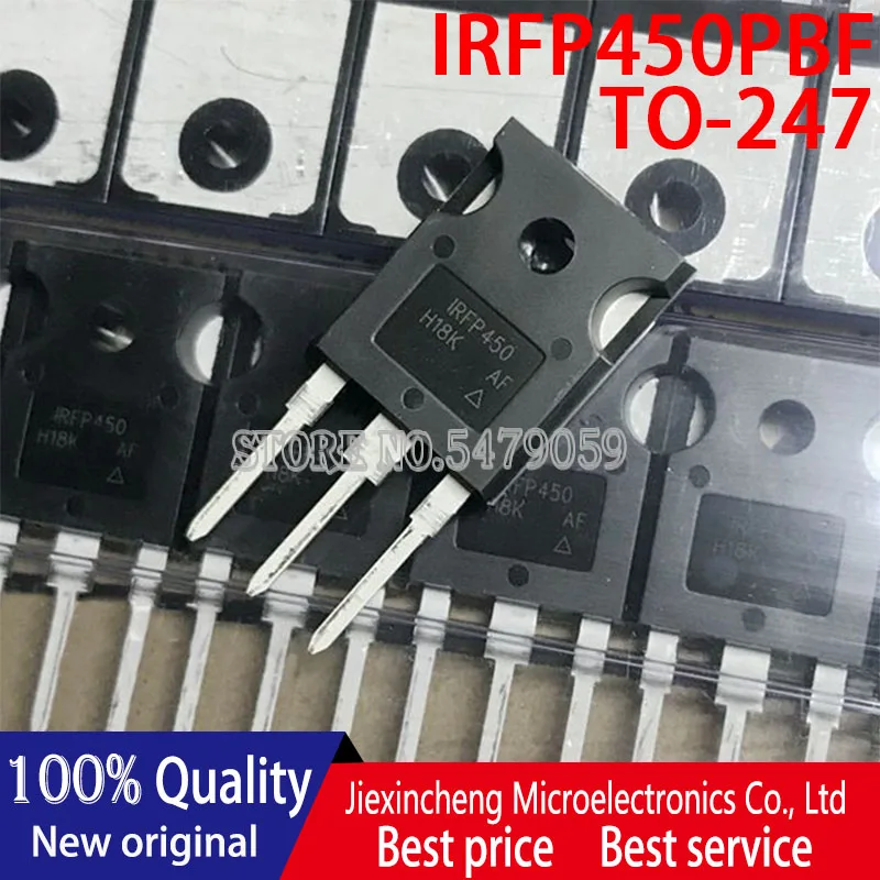 100% New original 10PCS IRFP450 IRFP450PBF 500V14A MOSFET TO-247 N-channel field-effect transistor