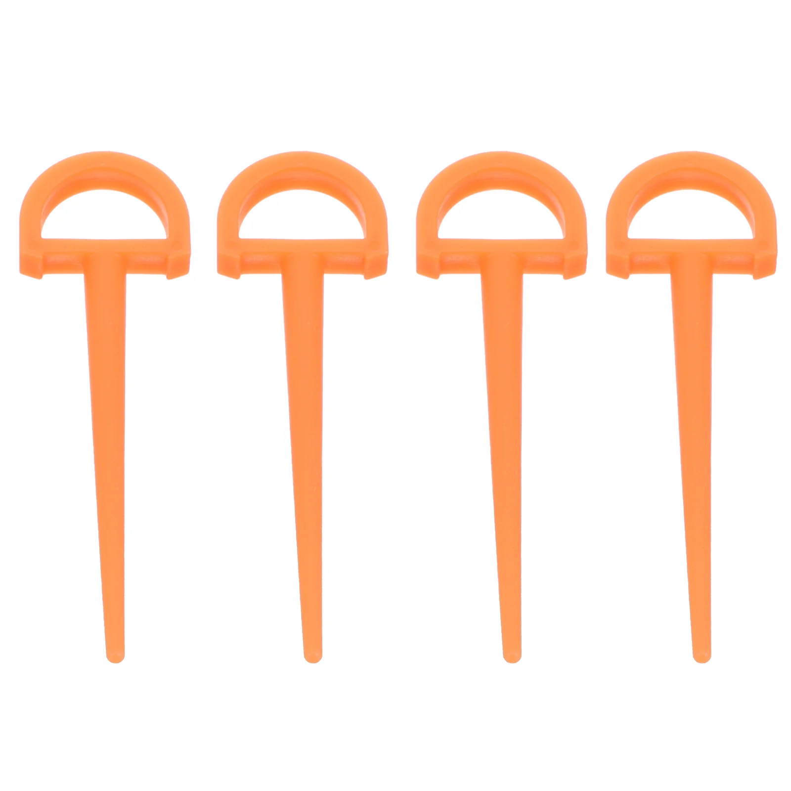 4 Pcs Picnic Mat Heavy Tent Plastic Ground Pegs Tents Ultralight Stakes Camping