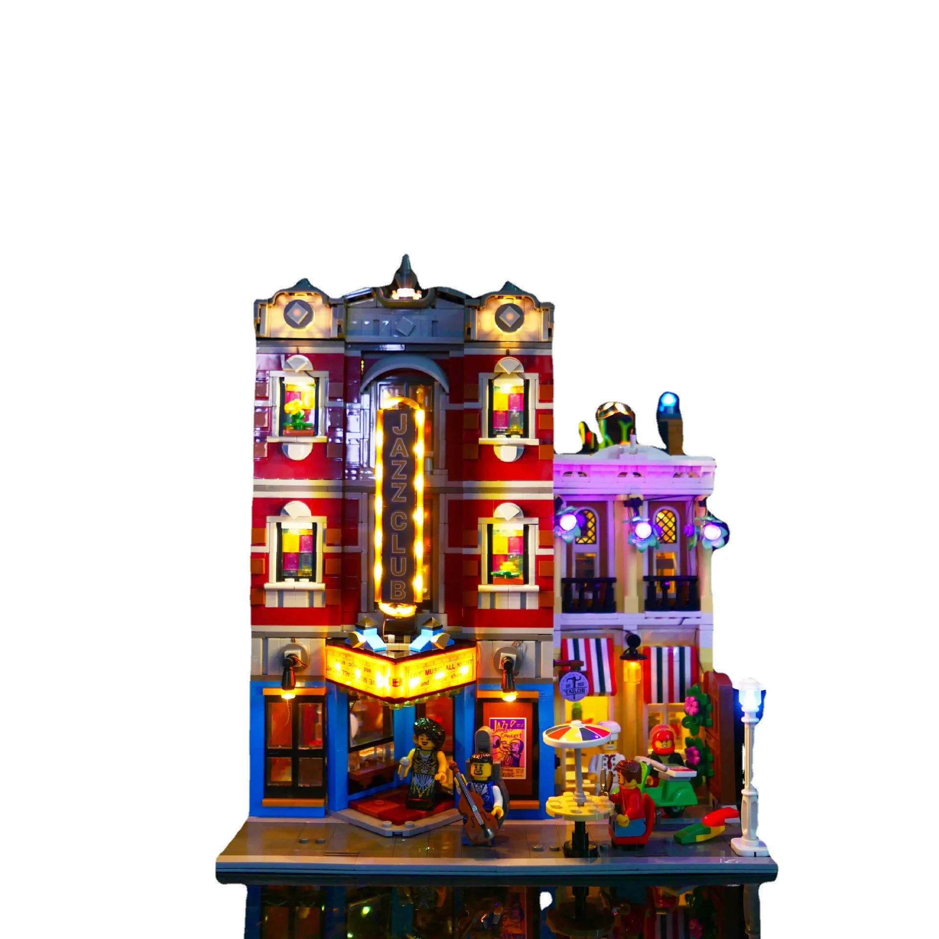 LED Light For 10312 Jazz Club Lamp Building Blocks Bricks  (Not Include Block Model)