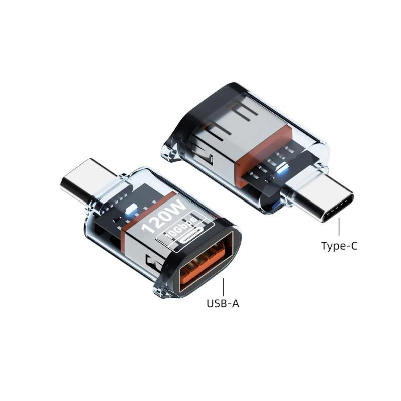 W89C محول USB C ذكر إلى محول USB أنثى محول النوع C OTG محول