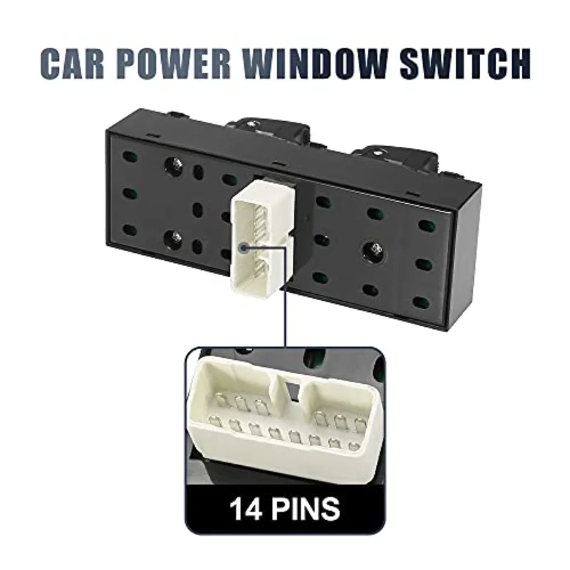 لشركة هيونداي جيتز 2005 ماتريكس كيا كارينز ماستر مفتاح نافذة الطاقة الكهربائية 93570-1C110 935701C110 اكسسوارات السيارات تصفيف السيارة #3