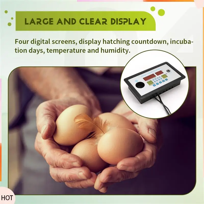 

Новости ZFX-W9002 Умный термостат Цифровой инкубатор с контролем температуры и влажности 360 Автоматический поворот яиц 12 В