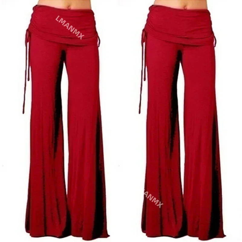 Pantalones medievales de Cosplay para mujer, traje Sexy de Halloween, pantalones cruzados bohemios holgados de Hip Hop, deportes, Yoga, espectáculo de escenario, vestido elegante