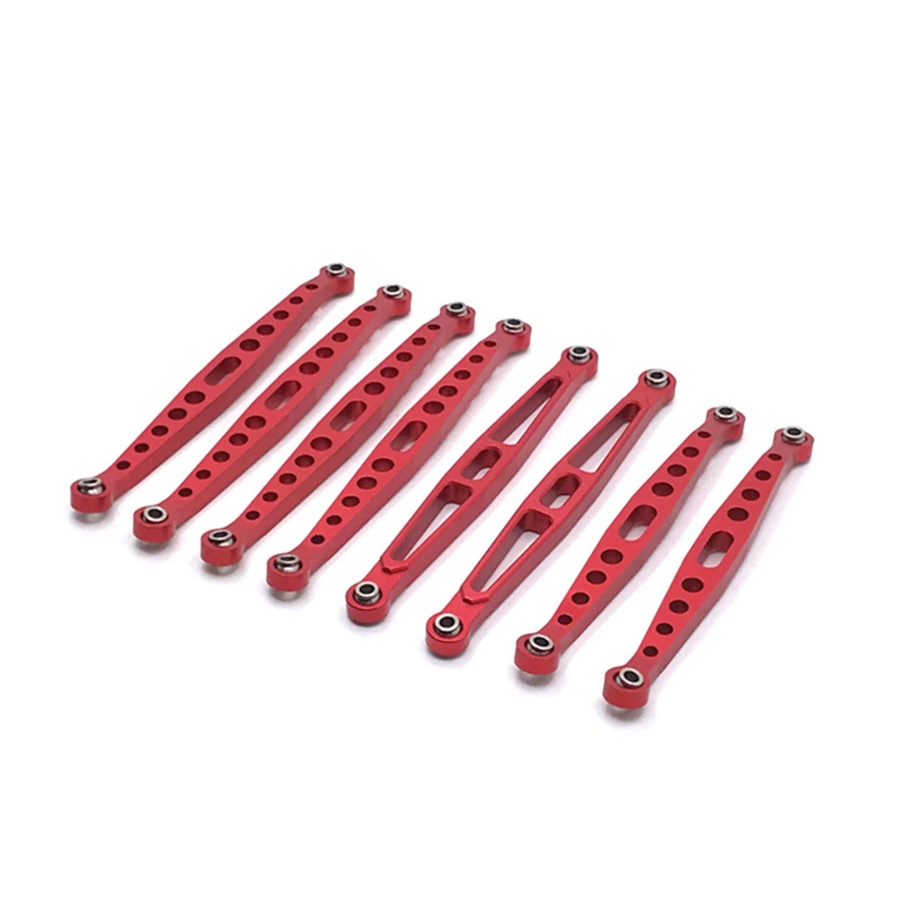 8Pcs Metal Link Rod Pull Rod Linkage for HB Toys ZP1001 ZP1002 ZP1003 ZP1004 ZP 1001 1/10 RC Crawler Car Upgrade Parts,A