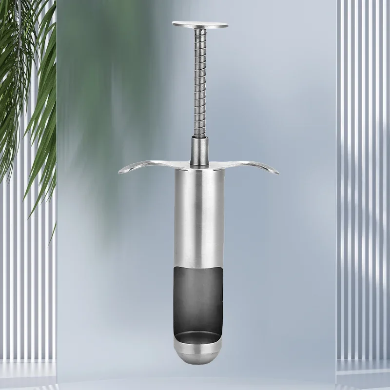 

Kitchen Red Dates Jujube Corer Handheld Syringe Type Cherry Olive Fruit Core Remover Deseed Seed Push Out Green onion slicer