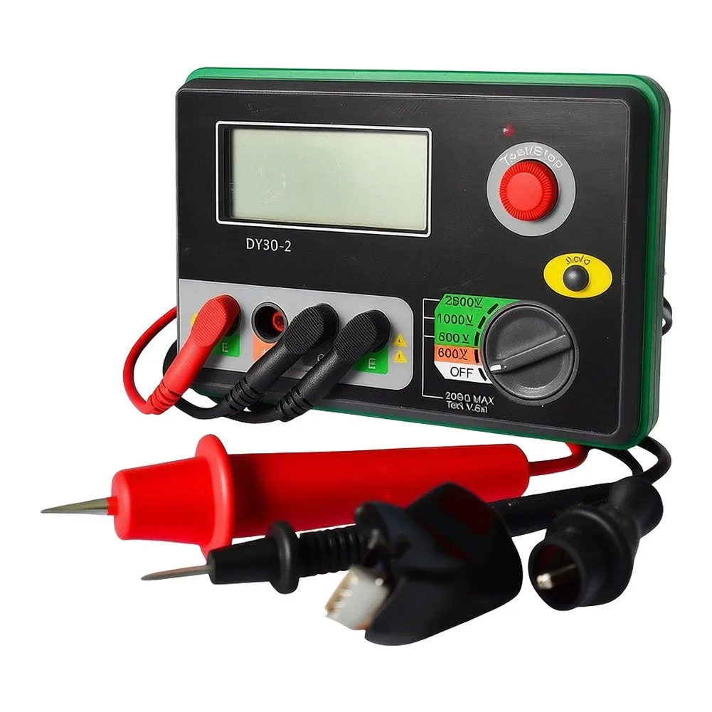 Digital Insulation Resistance Tester DY30-2 with 500V 1000V 2500V Test Voltages for Automotive Electrical Testing