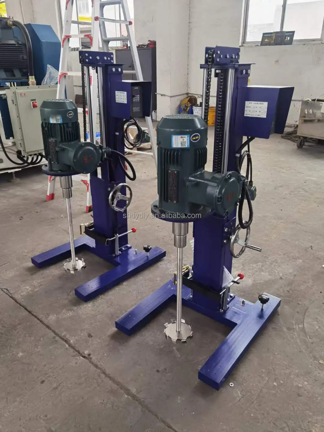 Rosin modified phenolic resin paint hydraulic lift high speed disperser mixing equipment manufacturers image 2