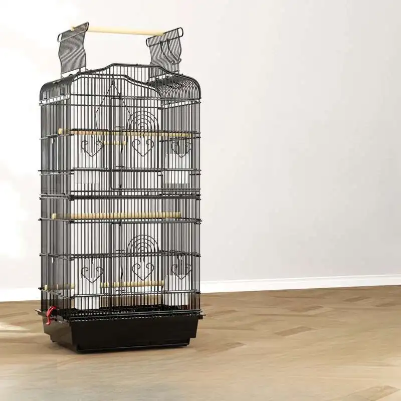 

Hut Feeder Nest Bird Cage Parrot Carrier Breeding Villa Home Bird Cage Pigeon Luxury Oiseaux Accessoires Pet Products RR50BC