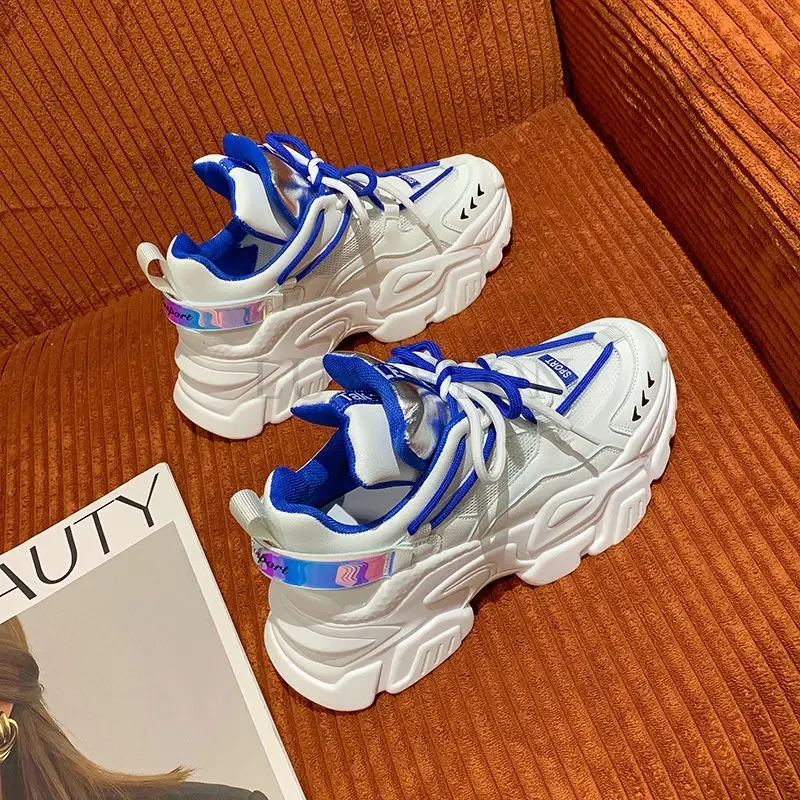 2023 new Women Chunky Sneakers Designers Fashion Brand  Casual  Shoes Woman Summer  Vulcanized Shoes