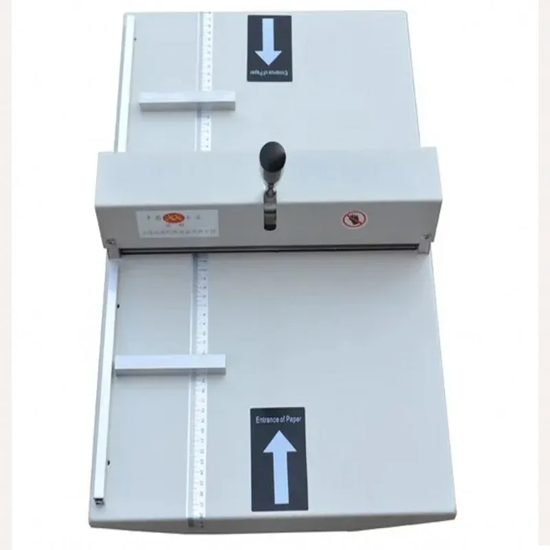 Manual Paper Creaser And Perforator Machine 2 In 1 Combo Double Functions 340mm