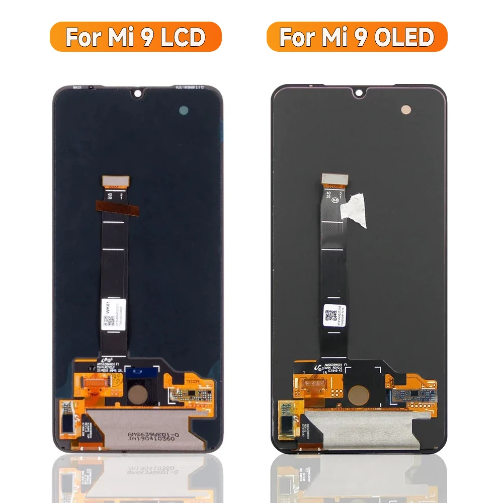 For Xiaomi Mi 9 6.39\'\'For Mi9 M1902F1G LCD Display Touch Screen Digitizer Assembly Replacement