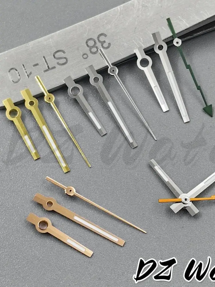 DZ – aiguilles de montre stériles à Quartz, argent, or, Rose, noir, pointeur lumineux, adapté à RONDA 515, mouvement à Quartz, pièce de rechange