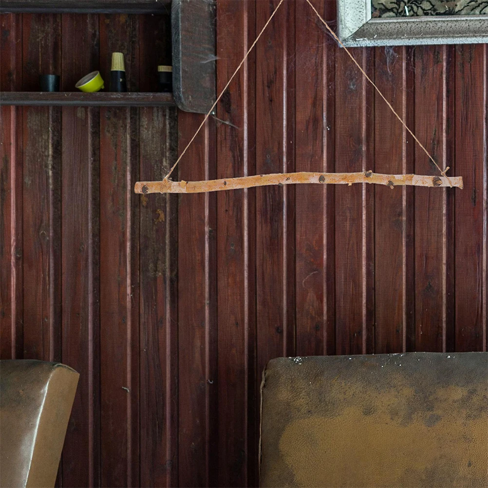 

3Pcs Decorative Farmhouse Wall Hanging Rustic Wooden Log for Living Room Bedroom Dining Room Home Decoration Wall Hanging Decor