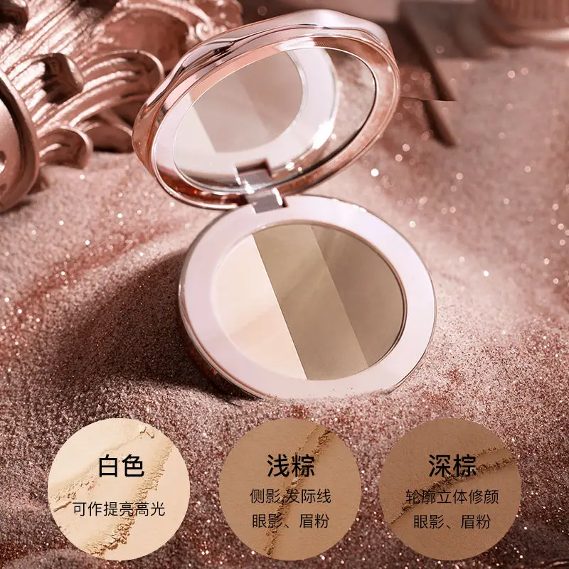 HEXZE Contour Palette Matte Highlight Facial Contouring Natural Stereoscopic Nose Shadow Side Shadow Shadow All-in-One Palette