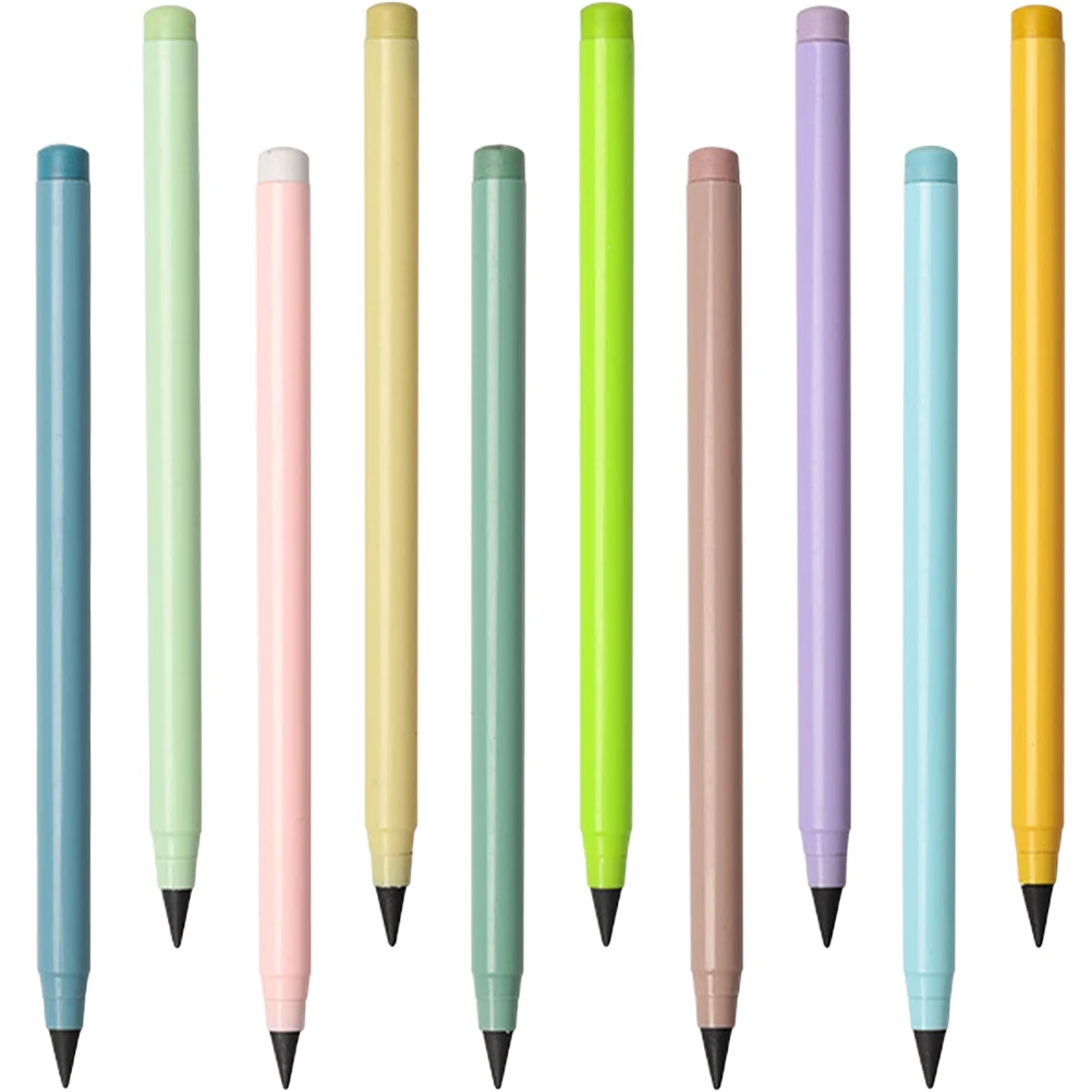 

10 Pcs Positive Pencil Inkless Pencils for Math Everlasting Colour Colorful