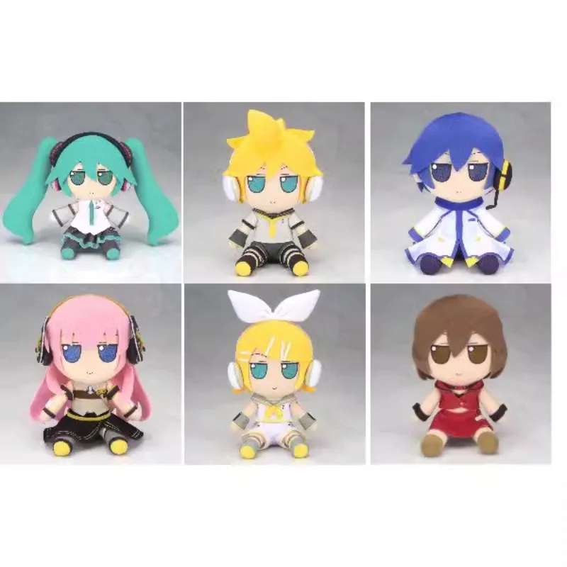 

Original Genuine Gift MEIKO KAITO Megurine Luka Kagamine Rin Kagamine Len Hatsune Miku Cartoon Anime Figure Plush Toys