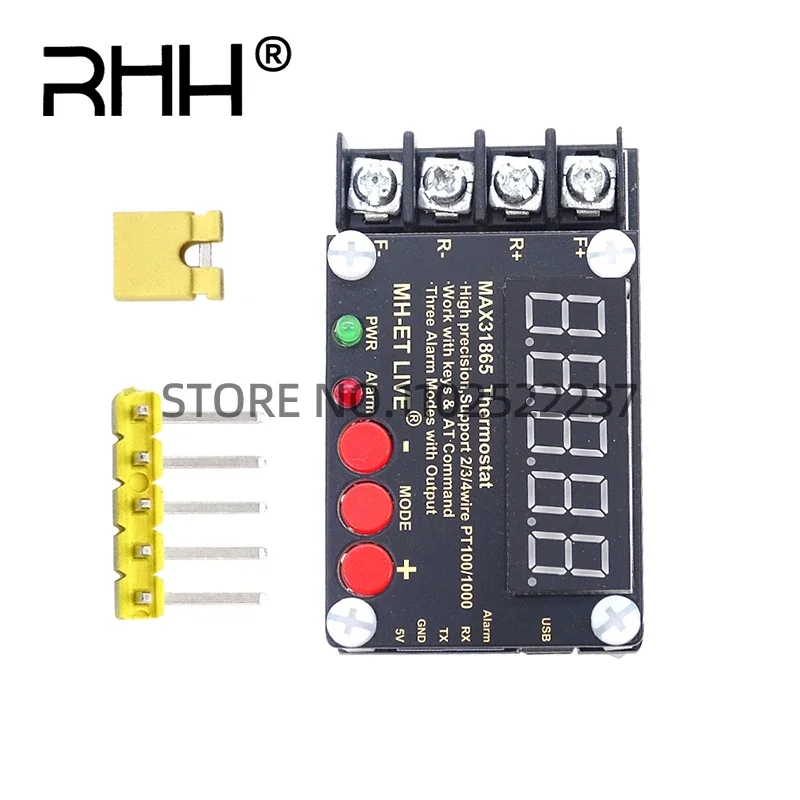 MAX31865 Temperature Measurement Module Collector High Precision PT100 PT1000 Serial Port Host Computer For Ardunio/STM32/PI