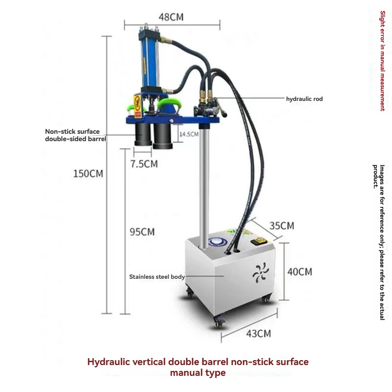 Electric Hydraulic Noodle Maker, Commercial Stainless Steel Extruder Simulating Handmade Pressing Machine Factory Direct